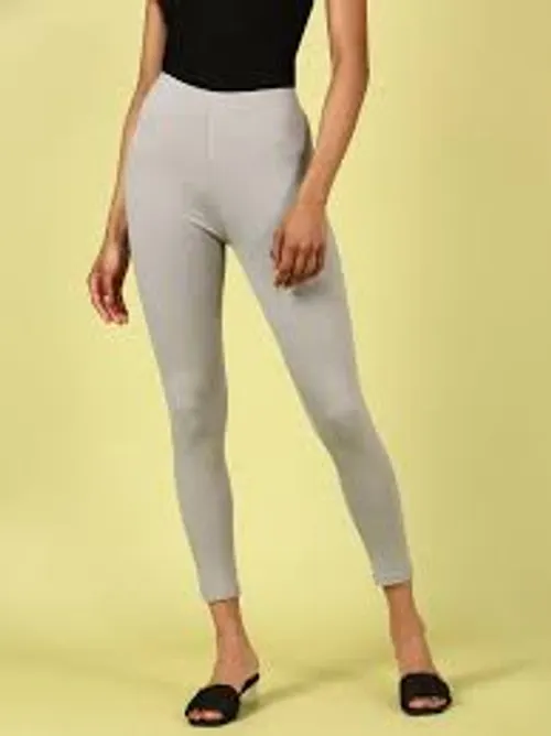 FLY BIRDS ANKLE FIT LEGGING LIGHT GREY AF05